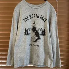 THE NORTH FACE 長袖カットソー ロン T グレー　150cm