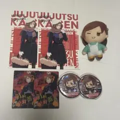呪術廻戦 釘崎野薔薇 缶バッジ ポストカード ぬいぐるみ まとめ売り
