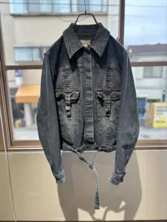 90's ユーロギミックデザインデニムジャケット リーバイス lee ラングラー