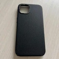CASETiFY iPhon 13 ケース ブラック レザー