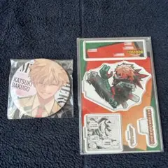 ヒロアカ 爆豪勝己 ジオラマ 缶バッジ