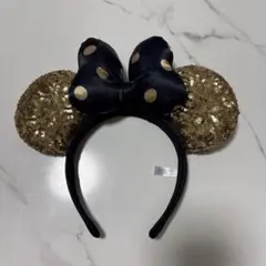 ミニーちゃんカチューシャ ゴールド