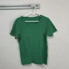 【Ragout】グリーンTシャツ 綿100