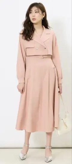 ♡アンドクチュール♡美品38♡ピンク♡クロップドジャケット スカートセットアップ