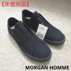 【未使用品1.4万】MORGAN HOMME キャンバススニーカー Sのサムネイル