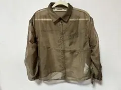 Lugnoncure シアーシャツ 長袖 カーキのサムネイル