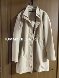 早い者勝ち！★美品★ トミーヒルフィガー　フード付きトレンチコート