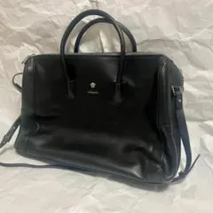 VERSACE ヴェルサーチ メデューサ レザー 2WAY ビジネスバッグ 黒のサムネイル