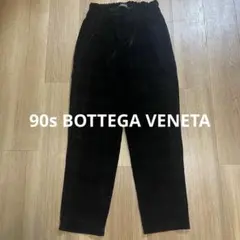 90s BOTTEGA VENETA ワイドイージーチェックパンツ　Italy