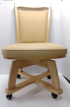【美品】回転式ダイニングチェア キャスター付き 天然木Chair Bonds 2 美品】回転式ダイニングチェア キャスター付き 天然木Chair Bonds 2