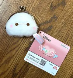 ミルキーボアフェイス　がま口ポーチ　ベイマックス