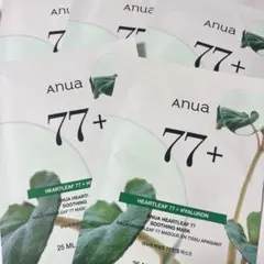 ANUA HEARTLEAF 77+ HYALURON パック 5枚セット