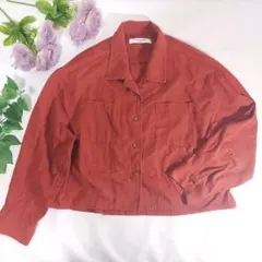 【エムズエキサイト】 レディース/トップス/シャツ/長袖/ワインレッド/M/無地