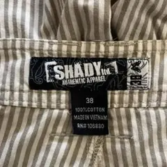 SHADY LTD カーゴショーツ 38 ストライプ bboy 00s 希少のサムネイル