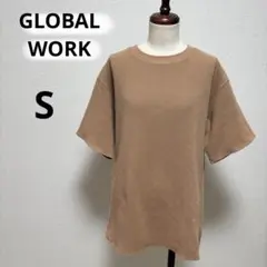 GLOBAL WORK ヘビーウェイト ワッフルT S