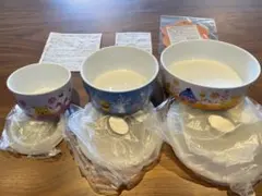 値下げ 新品 くまのプーさん レンジ対応ふた付き ボウル3点セット