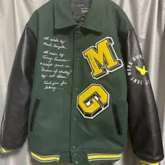 マークゴンザレス　スタジャン　フラワー　緑　L