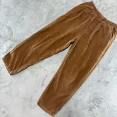 Samansa Mos2 コーデュロイパンツ フリーサイズ ブラウン