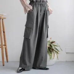ウエストフリルドロストパンツ 287329