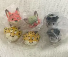 【新品】ズートピアファッションリング　6個まとめ売り　ガチャガチャ　ディズニー
