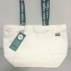 新品 ＊　白　ホールフーズマーケット　　エコバッグ