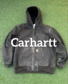 【Carhartt】カーハート ブラウン アクティブジャケット　XL 雰囲気抜群
