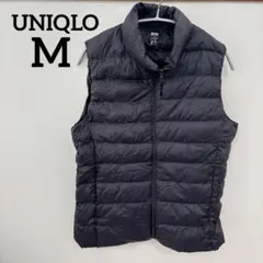 UNIQLO 【M】ダウンベスト ブラック シンプル　秋冬　軽量