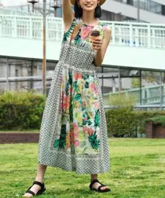 ◎zootie ズーティー　インドコットンマキシワンピース　フリーサイズのサムネイル