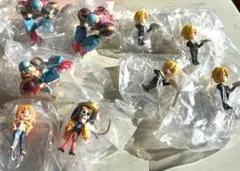 【ワンピの実】 ナミ・サンジ×4・フランキー×3・ブルック(未開封カプセル無し)