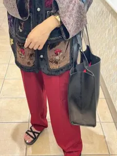 センタープレスパンツ