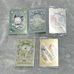 サンリオウエハースカード　シナモンポチャッコキキララケロケロケロッピウサハナ