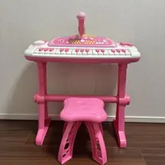 ハローキティ キーボード 椅子付き マイク付き 子供用 ピアノ キティーちゃん