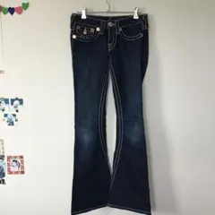 美品TRUE RELIGION ブーツカットデニム パンツ USA製 24のサムネイル