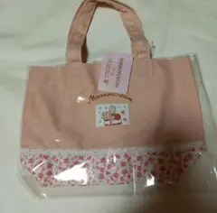 サンリオ　マロンクリーム　ミニトート　レッド