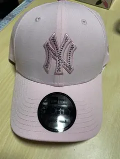 ニューエラ　9FORTY ラインストーン ニューヨークヤンキース ピンク