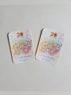 ダッフィー＆フレンズステッカー2枚