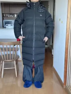 【セール】Lacoste ロングダウンジャケット ブラック サイズ34