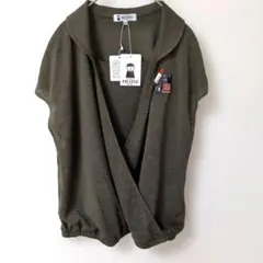 新品タグ付き　PICONE ピッコーネ プルオーバー　40　ルージュビーズ刺繍のサムネイル