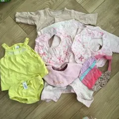 RUKA ベビー スタイ・よだれかけセット　ロンパース　カバーオール