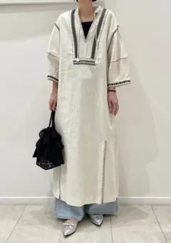 新品未使用◆BEAUTY&YOUTH◆エンブロイダリーカフタン ワンピース