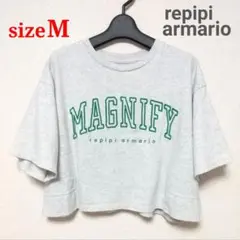 repipi armario 刺繍ロゴTシャツ 短丈 Mのサムネイル