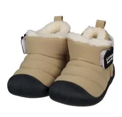 キルティングブーツ 13、5cmベージュ