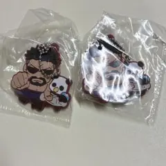 呪術廻戦 ばんちょうこう　ラバーマスコット　夜蛾正道 パンダ　2点セット