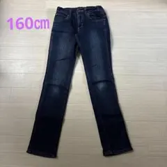 SOMETHING ダークブルー ストレートジーンズ 160cm