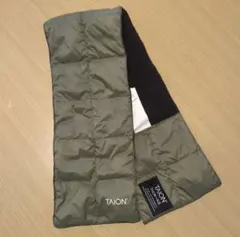 TAION ベーシック ダウン フリース マフラー ネックウォーマー　カーキ