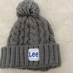 Lee ケーブル編み ニット帽 ポンポン付きのサムネイル