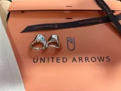 新品未使用　UNITED ARROWSハートフープピアス定価:9900円