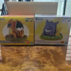 ポケモン フィギュア 2種セット リザードン ピカチュウ ゲンガー