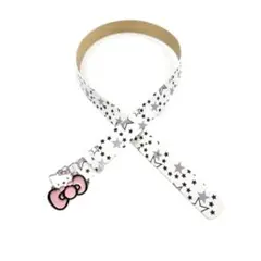 y2k 平成ギャル　金属星柄ベルト　可愛い白いピンク星　00s