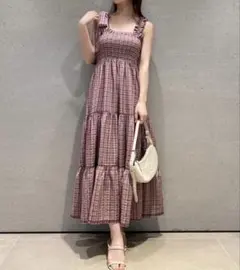 SNIDEL ティアードキャミワンピース